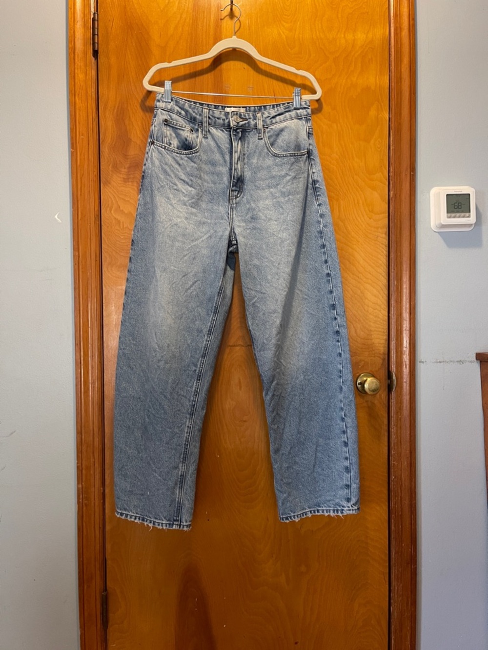 Frame Denim Women's Light Blue Baggy Jean